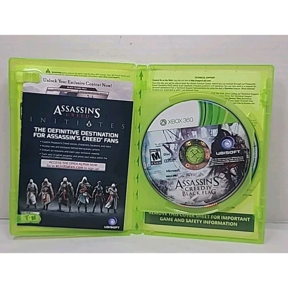 Assassin's Creed IV: Black Flag (Microsoft Xbox 360, 2013) CIB